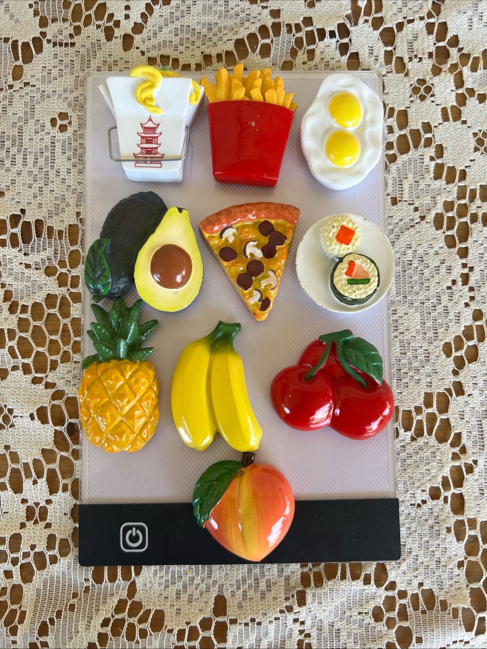 Ashland Bright Red, Yellow, Green Assorted Fruit & food Magnets